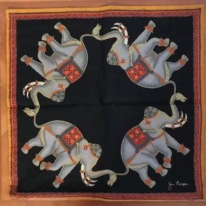 2 Silk Elephant Pillow Covers 15” designed by Jim Thompson